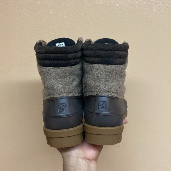 Sperry Top-Sider Avenue 3M Thinsulate Wool Rubber Duck Boots “Brown” - Picture 5 of 17